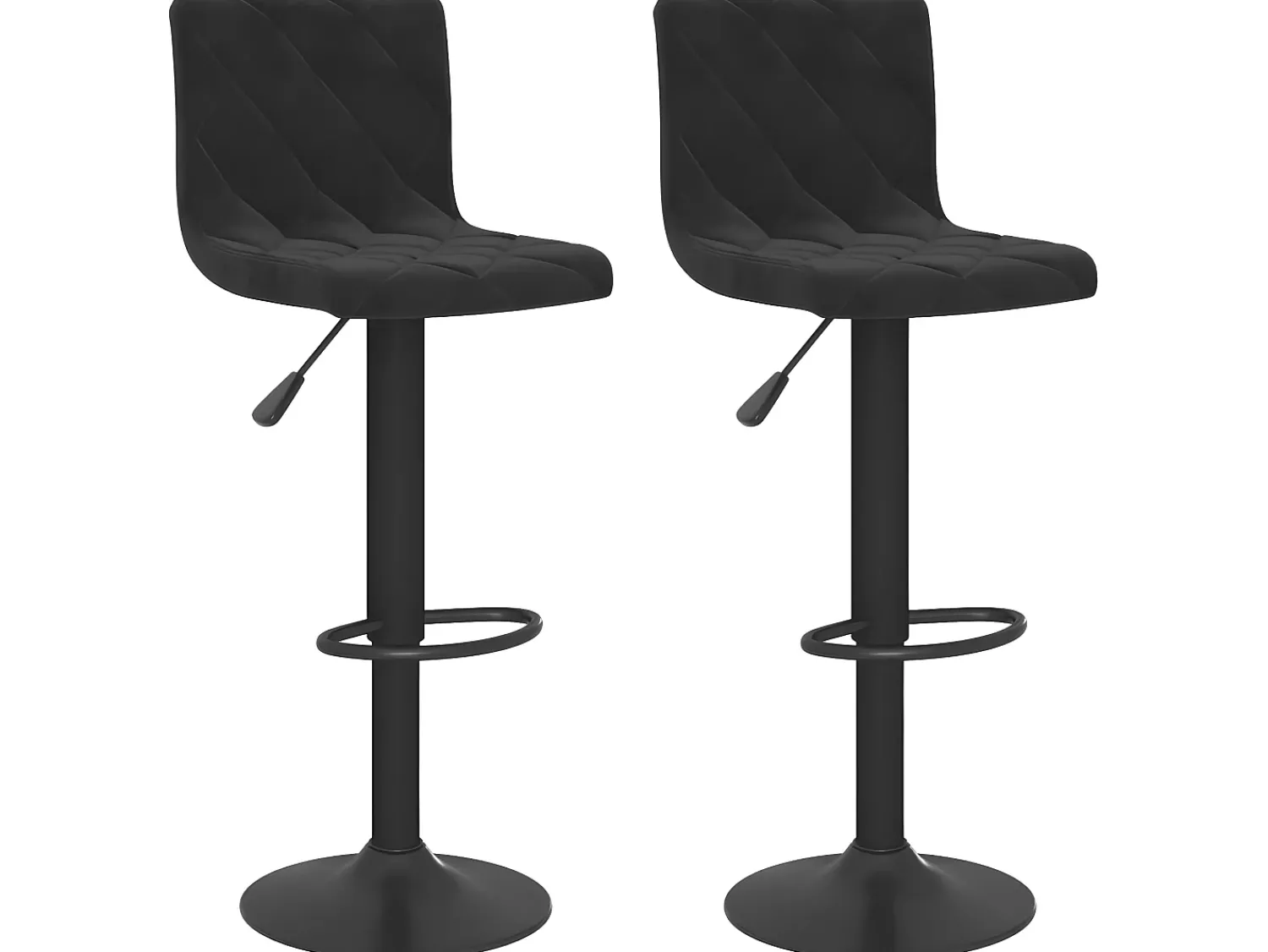 Sale Bancos de bar 2 pcs veludo PT234324 Preto