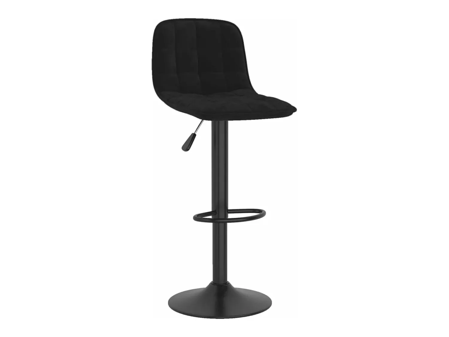 Banco* Bancos de bar 2 pcs veludo PT779547 Preto