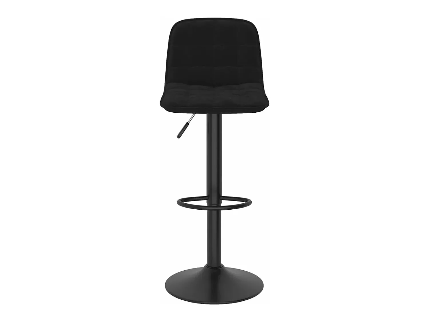 Banco* Bancos de bar 2 pcs veludo PT779547 Preto