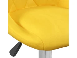 Clearance vidaxl Bancos de bar 2 pcs veludo mostarda Amarelo