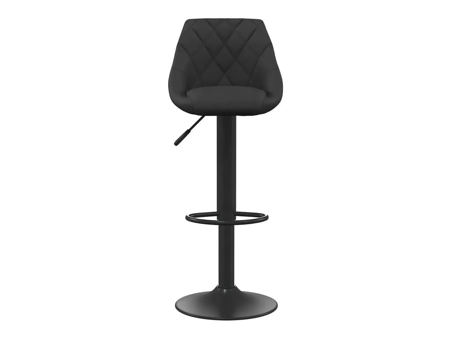 Hot vidaxl Bancos de bar 2 pcs veludo Preto
