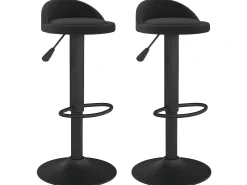Bancos de bar 2 pcs veludo PT608752^ Banco