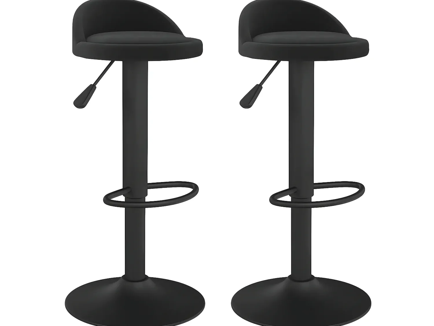 Bancos de bar 2 pcs veludo PT608752^ Banco