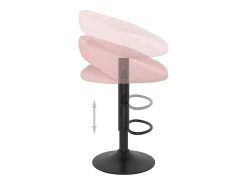 Banco|vidaxl Bancos de bar 2 pcs veludo Rosa