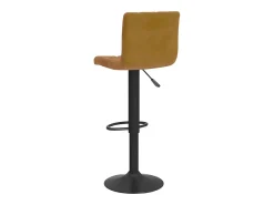 New vidaxl Bancos de bar 2 pcs veludo Castanho