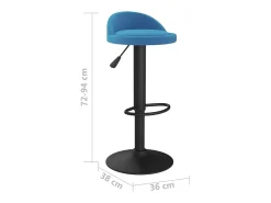 vidaxl Bancos de bar 2 pcs veludo^ Banco