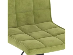 Banco*vidaxl Bancos de bar 2 pcs veludo -claro Verde