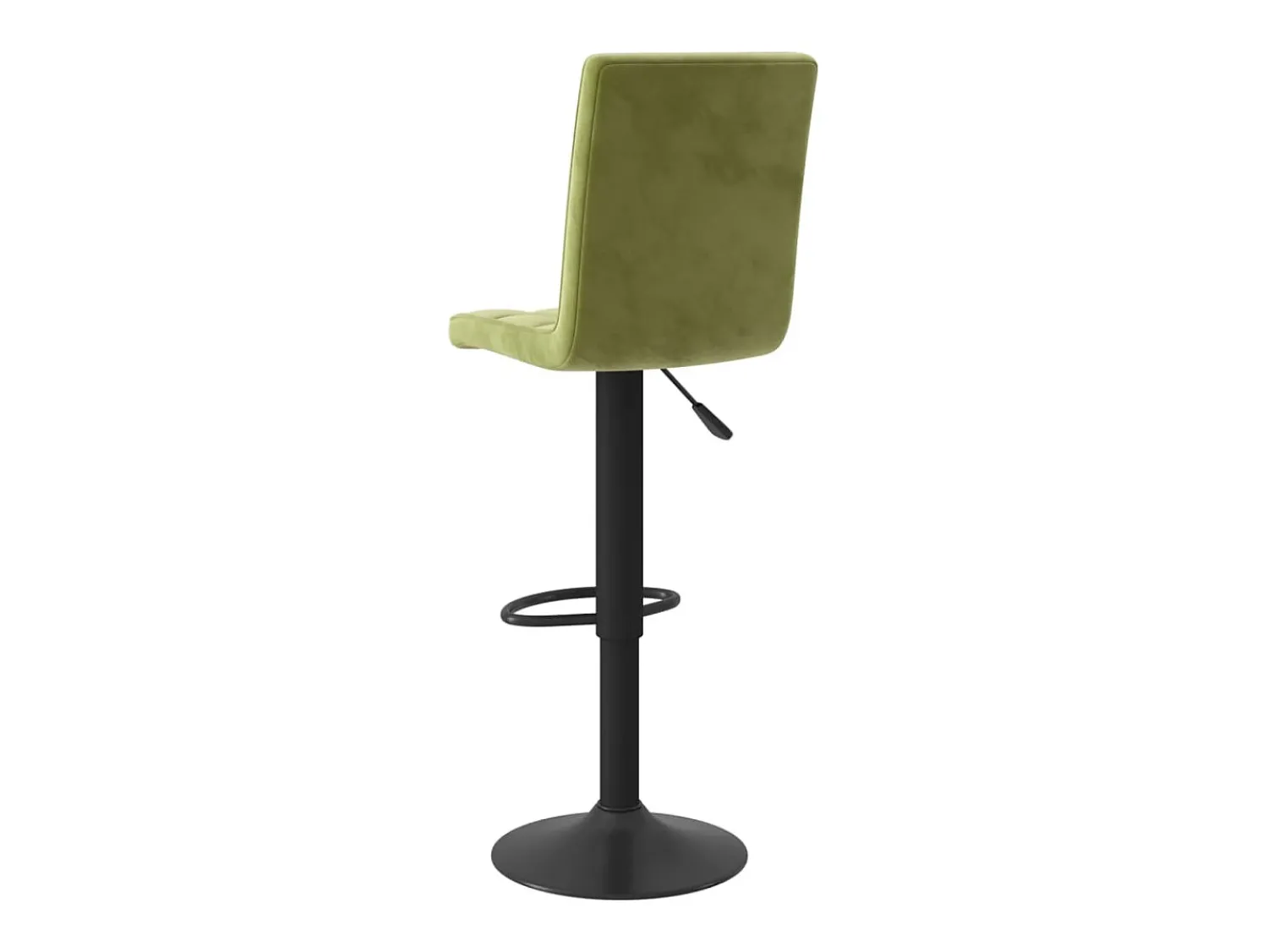 Banco*vidaxl Bancos de bar 2 pcs veludo -claro Verde