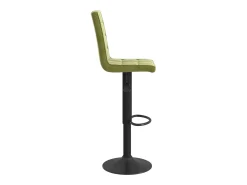 Banco*vidaxl Bancos de bar 2 pcs veludo -claro Verde