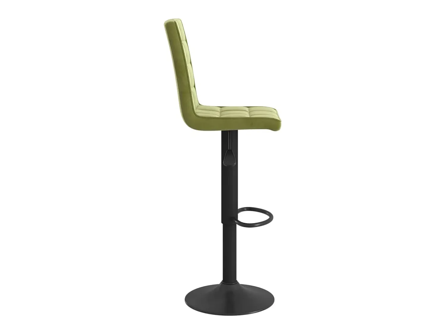 Banco*vidaxl Bancos de bar 2 pcs veludo -claro Verde