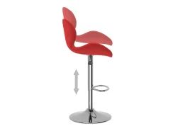 Discount vidaxl Bancos de bar 2 pcs veludo tinto Vermelho