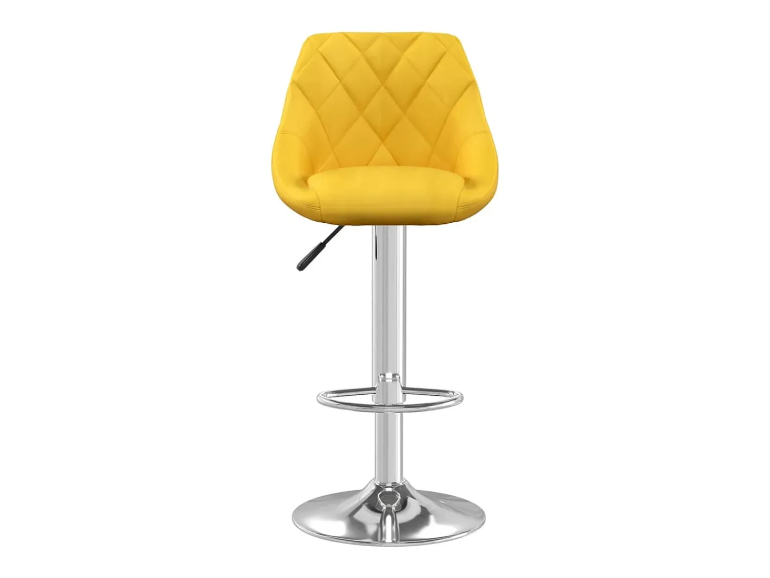 Clearance Bancos de bar 2 pcs veludo mostarda PT896841 Amarelo