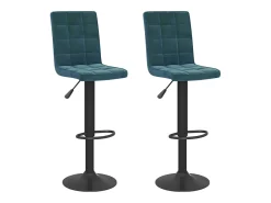 Outlet Bancos de bar 2 pcs veludo PT205478 Azul