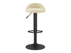 Banco|vidaxl Bancos de bar 2 pcs veludo Creme