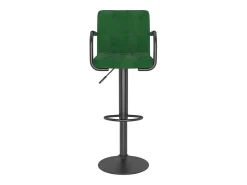 Banco*vidaxl Bancos de bar 2 pcs veludo -escuro Verde