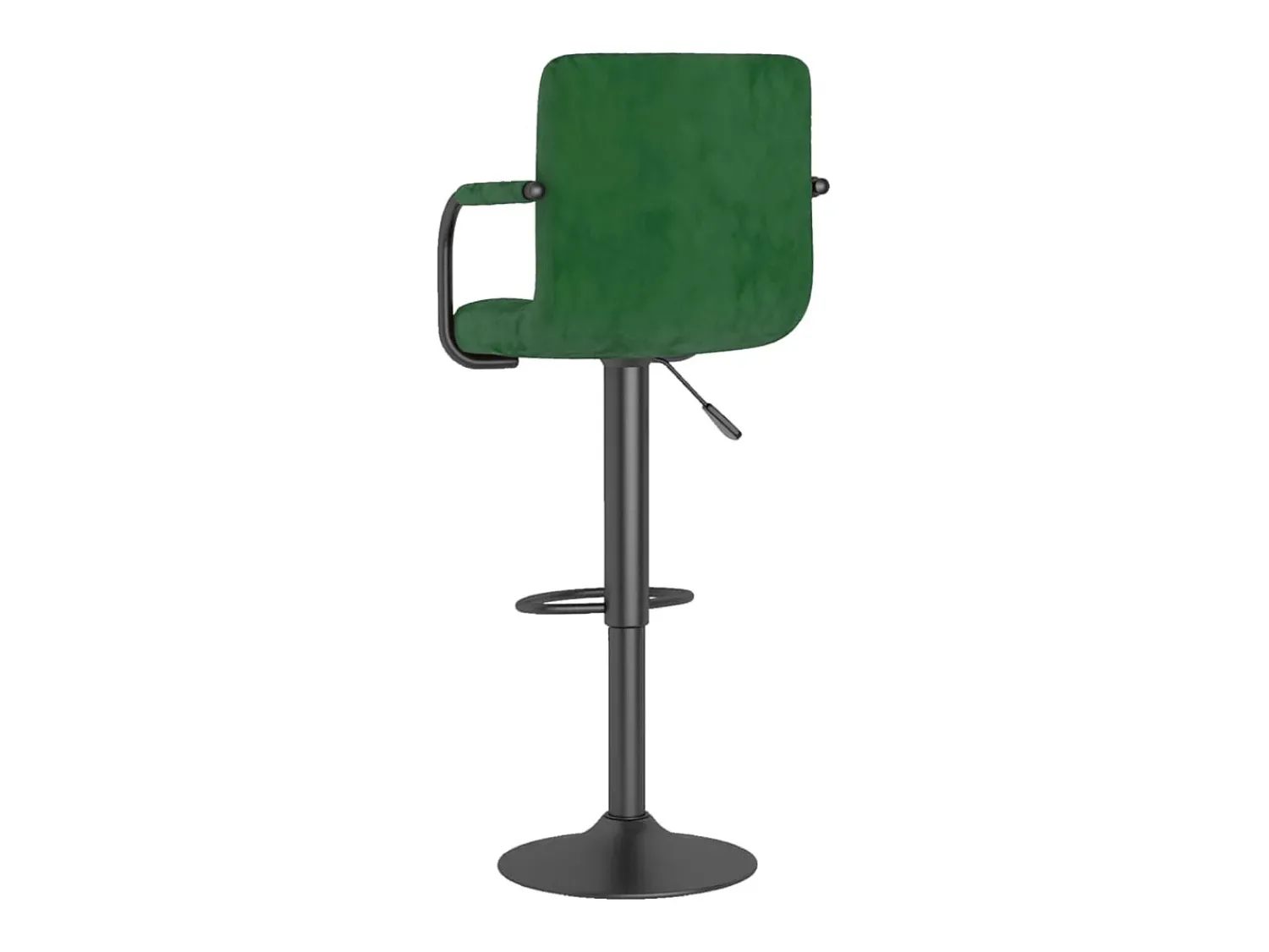 Banco*vidaxl Bancos de bar 2 pcs veludo -escuro Verde