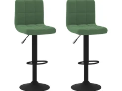 Banco| Bancos de bar 2 pcs veludo -escuro PT381870 Verde