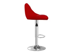 Banco|vidaxl Bancos de bar 2 pcs veludo tinto Vermelho