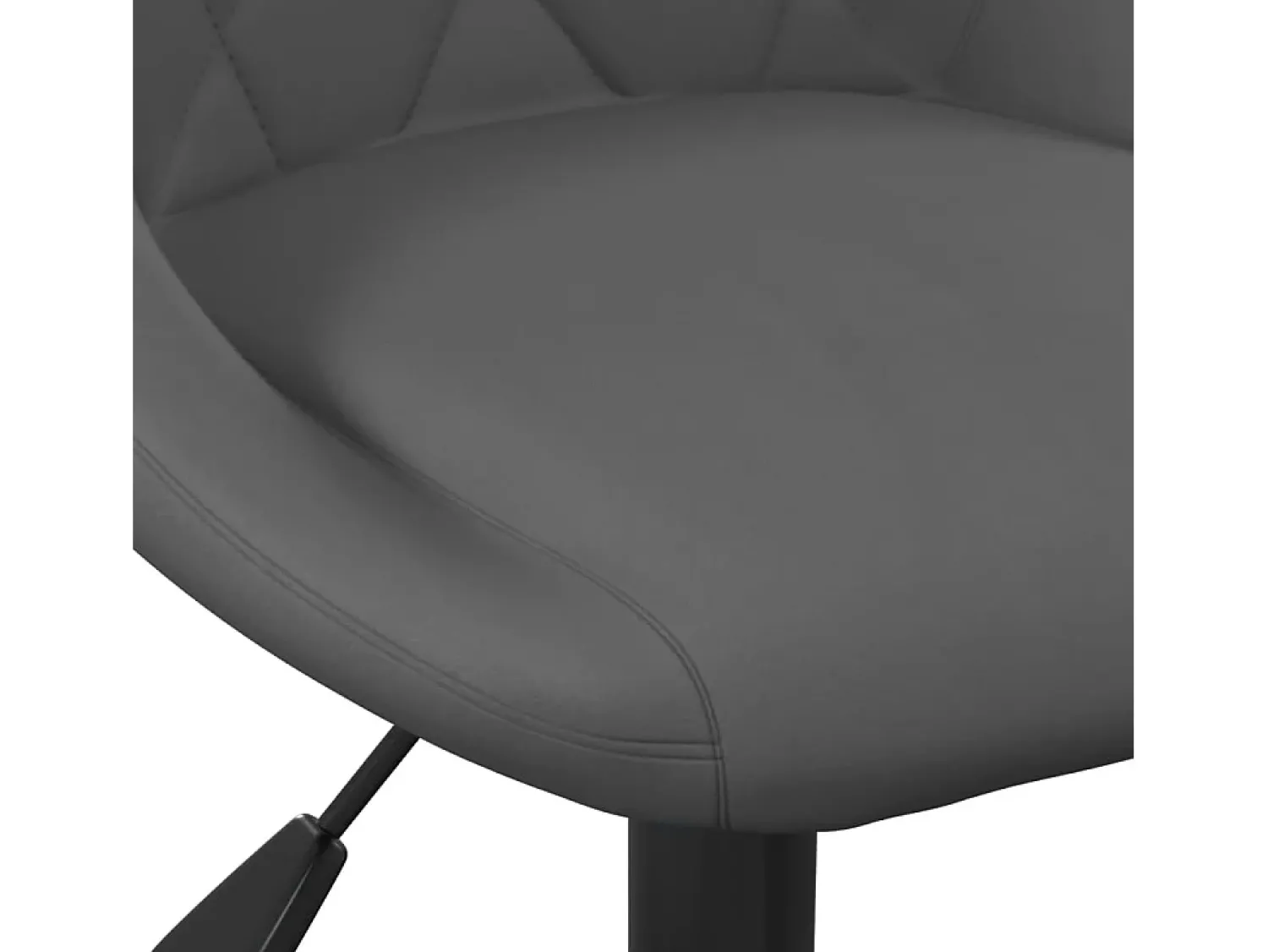 Banco*vidaxl Bancos de bar 2 pcs veludo -escuro Cinzento