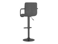 Banco|vidaxl Bancos de bar 2 pcs veludo -escuro Cinzento