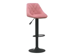 Banco* Bancos de bar 2 pcs veludo PT816205 Rosa