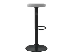 Banco|vidaxl Bancos de bar 2 pcs veludo -claro Cinzento