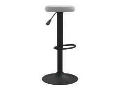 Banco|vidaxl Bancos de bar 2 pcs veludo -claro Cinzento