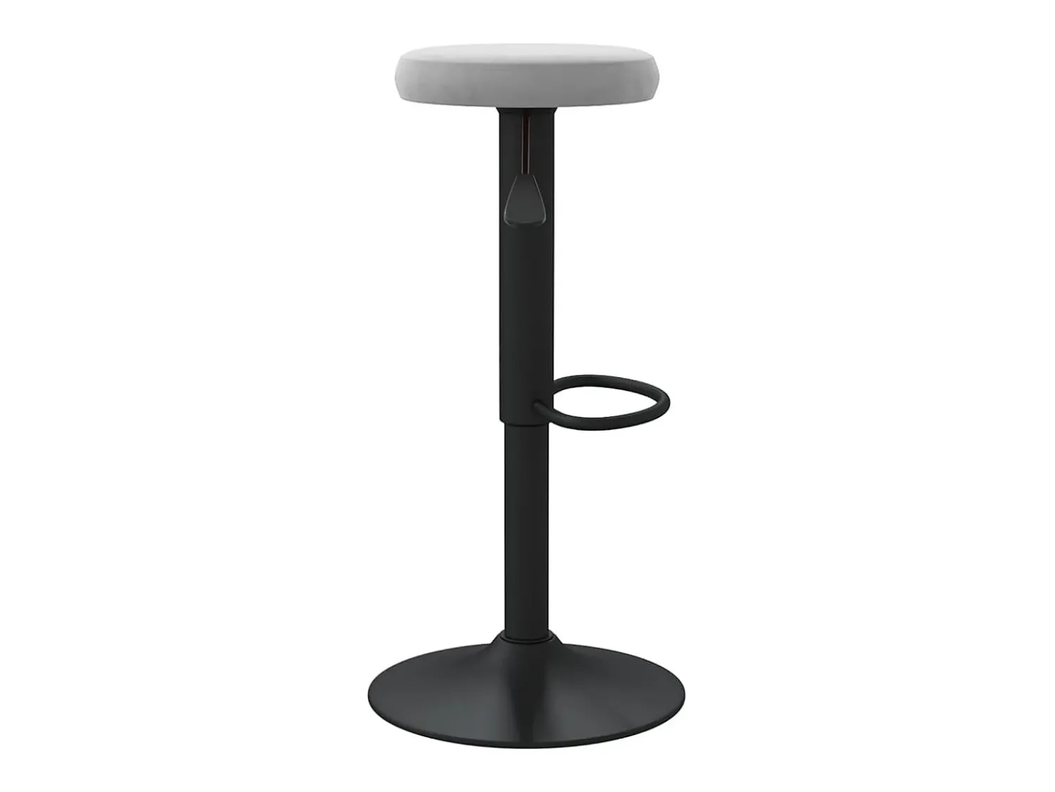Banco|vidaxl Bancos de bar 2 pcs veludo -claro Cinzento