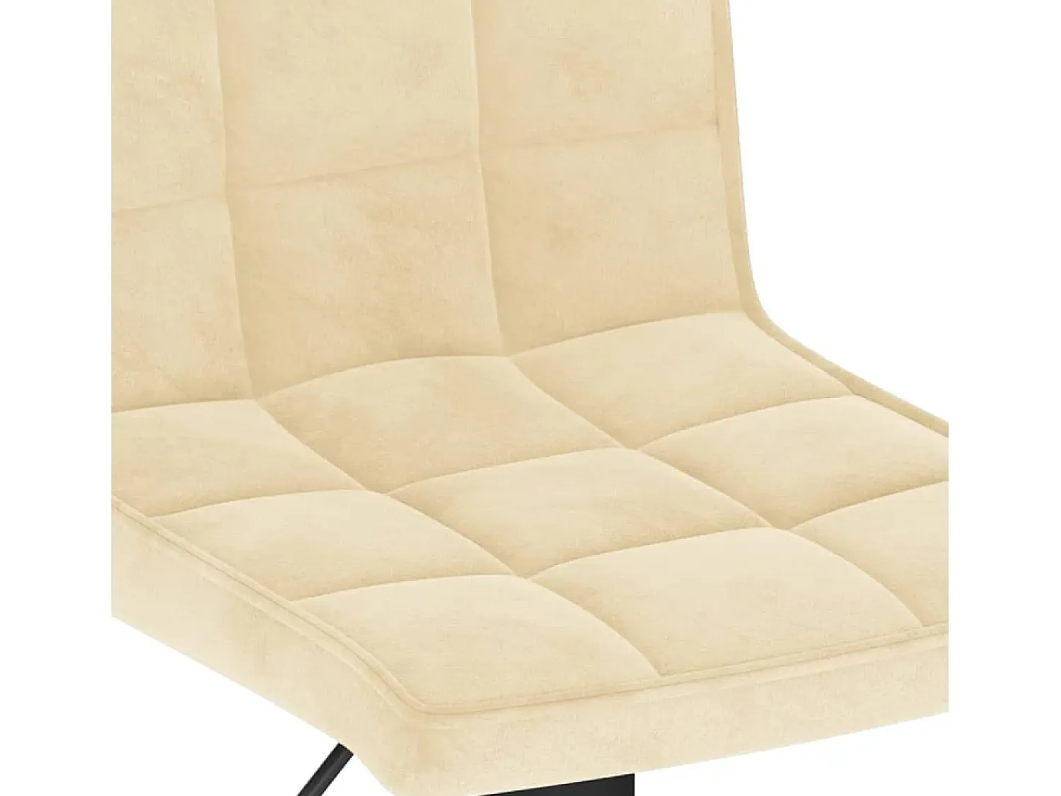 Clearance vidaxl Bancos de bar 2 pcs veludo Creme