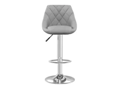 vidaxl Bancos de bar 2 pcs veludo -claro^ Banco