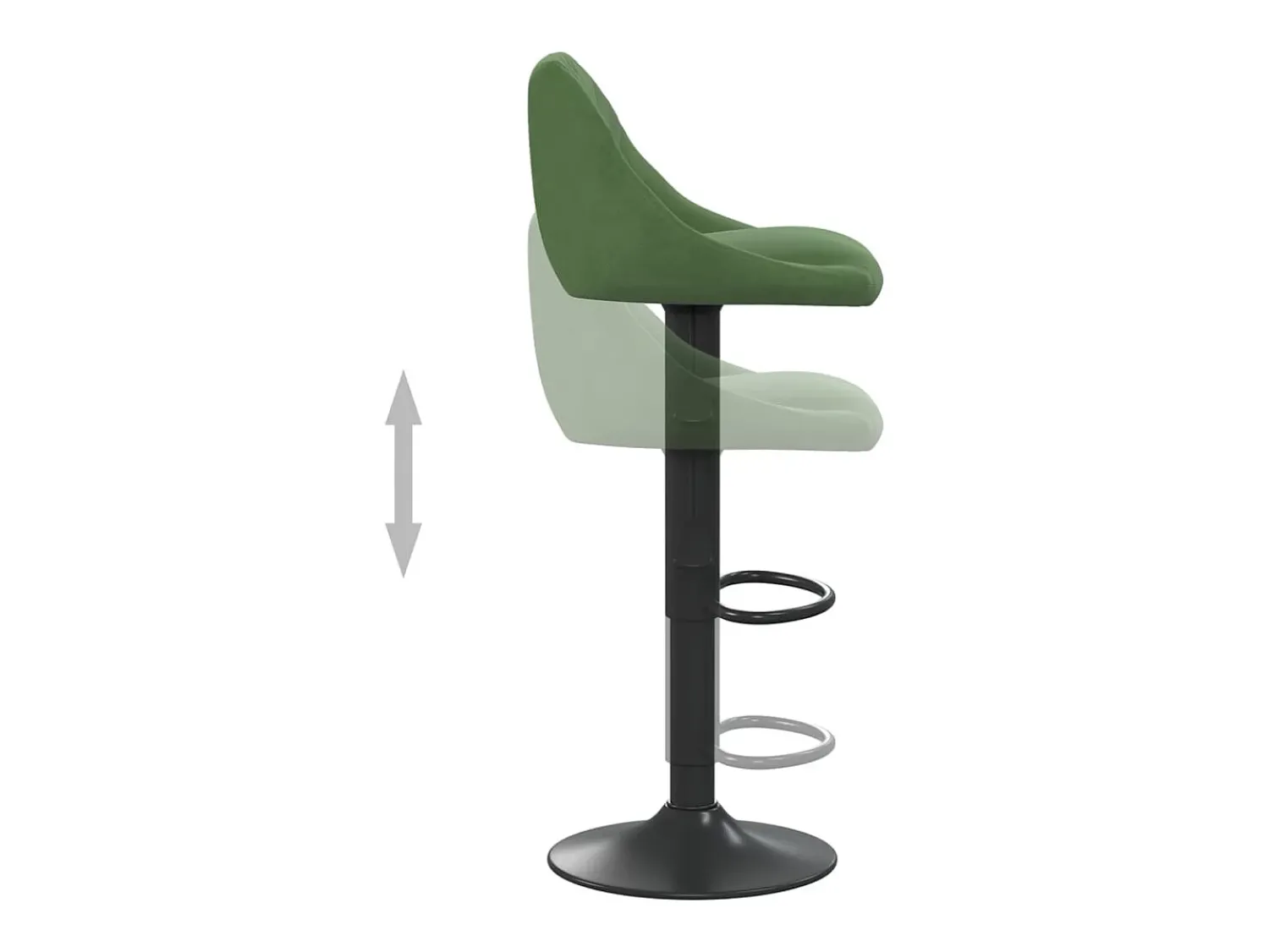 Hot vidaxl Bancos de bar 2 pcs veludo -escuro Verde
