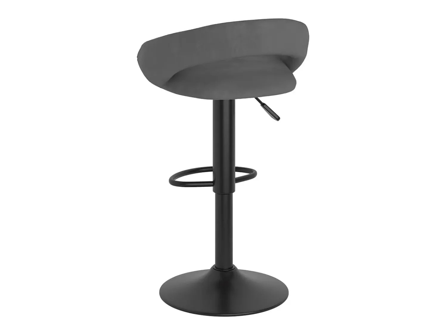 Banco|vidaxl Bancos de bar 2 pcs veludo -escuro Cinzento