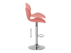 Banco|vidaxl Bancos de bar 2 pcs veludo Rosa
