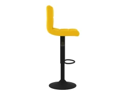 Banco|vidaxl Bancos de bar 2 pcs veludo mostarda Amarelo
