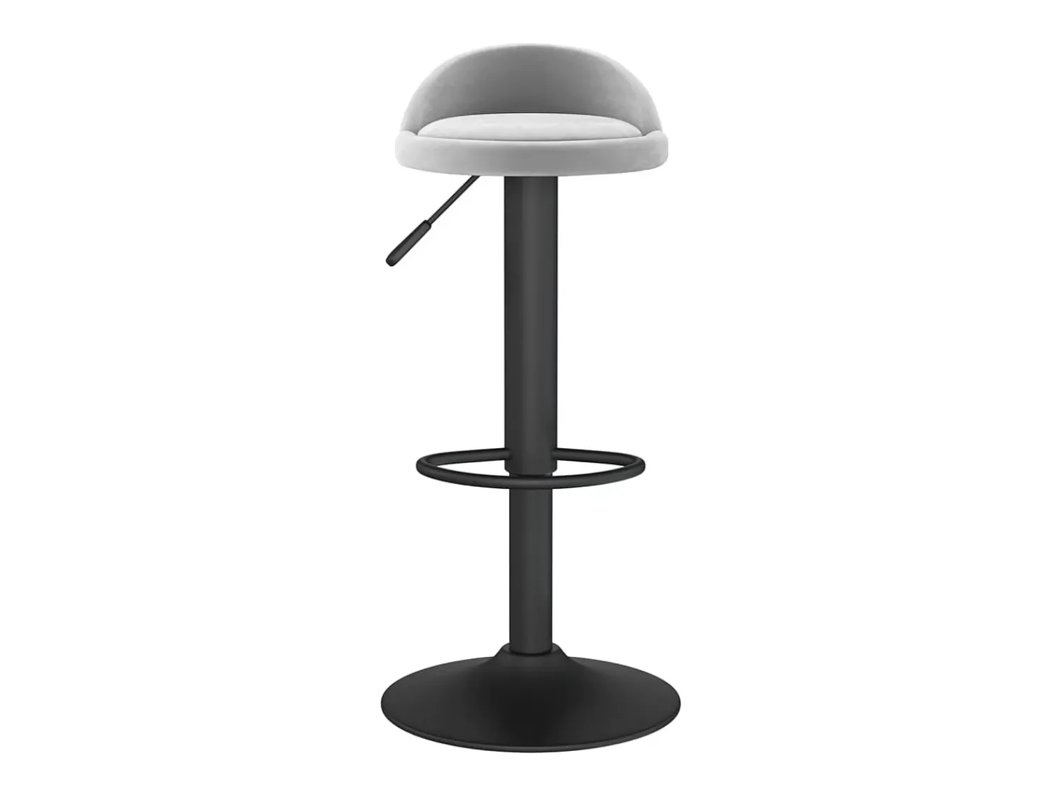 Hot vidaxl Bancos de bar 2 pcs veludo cinzento-claro Cinzento claro