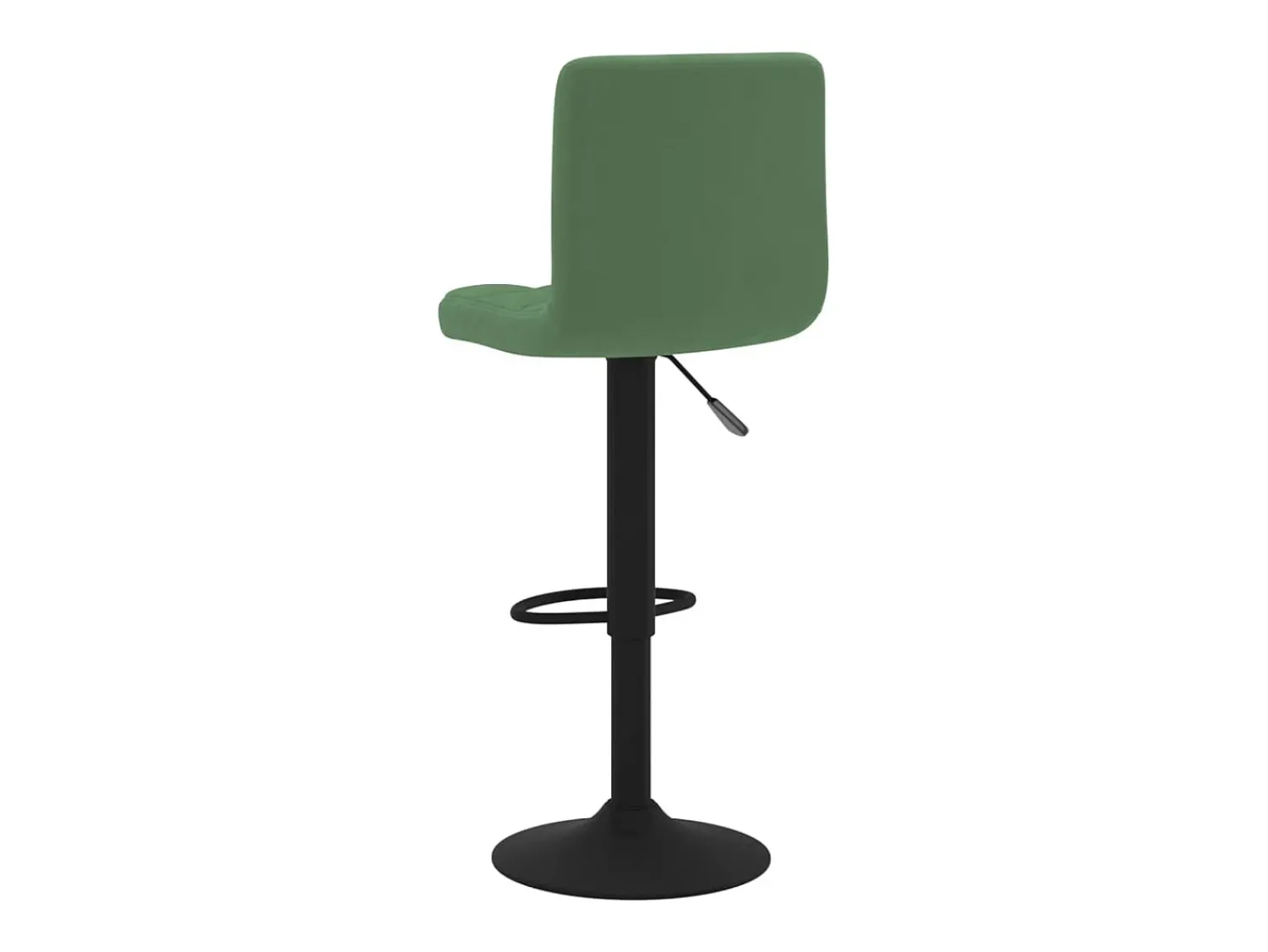 Banco*vidaxl Bancos de bar 2 pcs veludo -escuro Verde