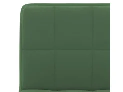 Banco*vidaxl Bancos de bar 2 pcs veludo -escuro Verde