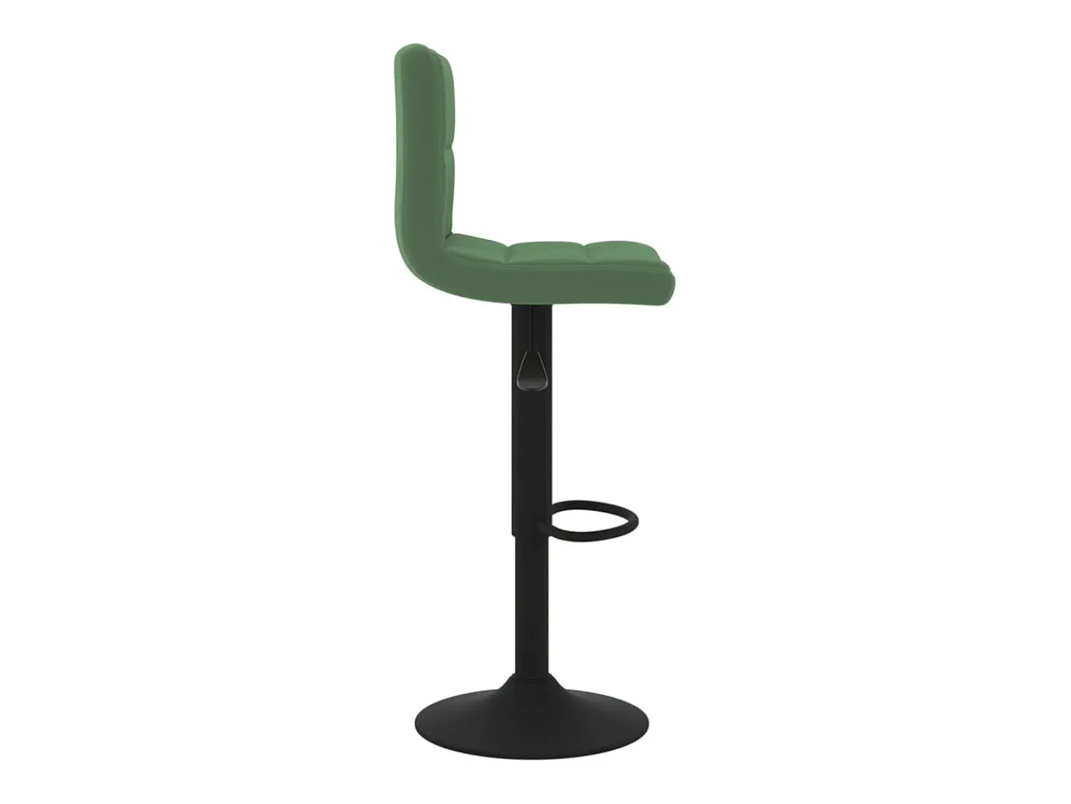 Banco*vidaxl Bancos de bar 2 pcs veludo -escuro Verde