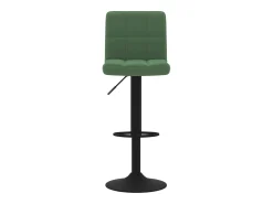Banco*vidaxl Bancos de bar 2 pcs veludo -escuro Verde