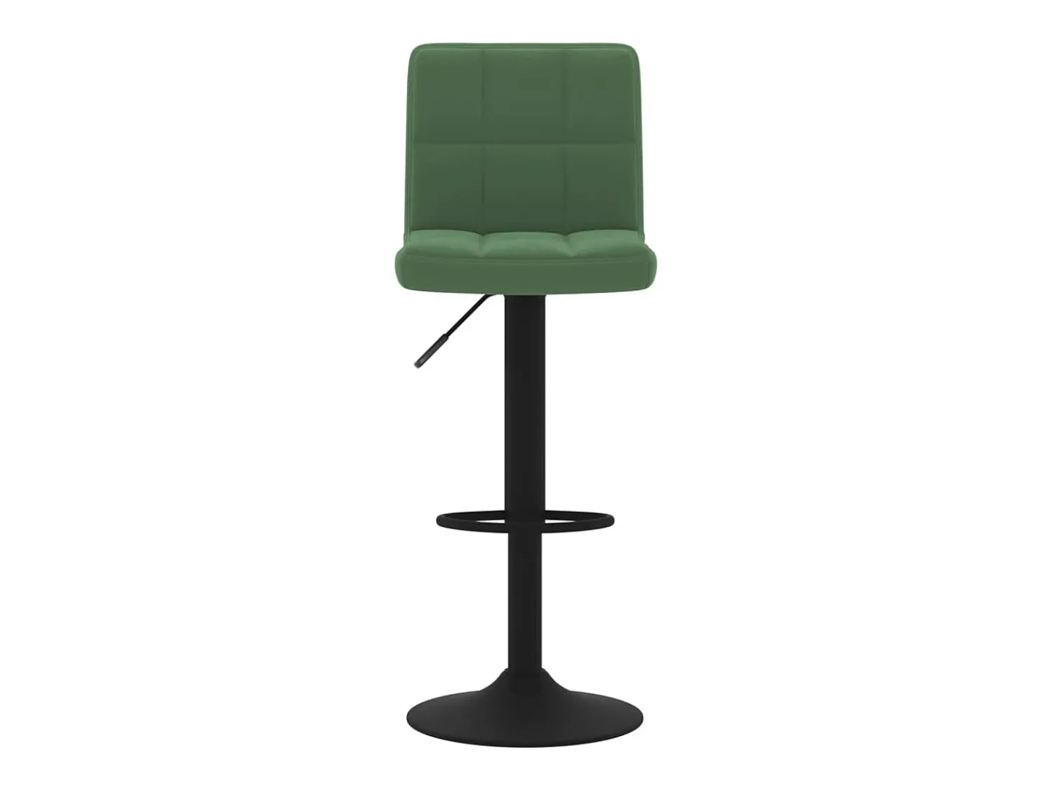 Banco*vidaxl Bancos de bar 2 pcs veludo -escuro Verde