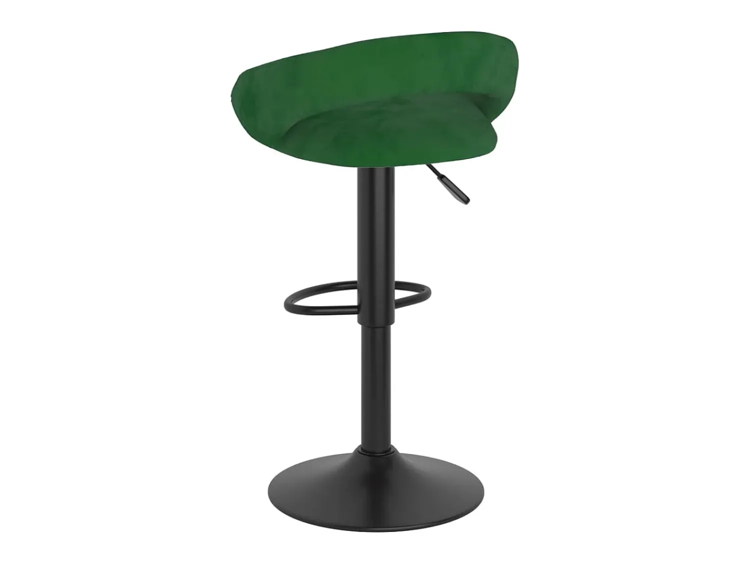 Banco|vidaxl Bancos de bar 2 pcs veludo -escuro Verde