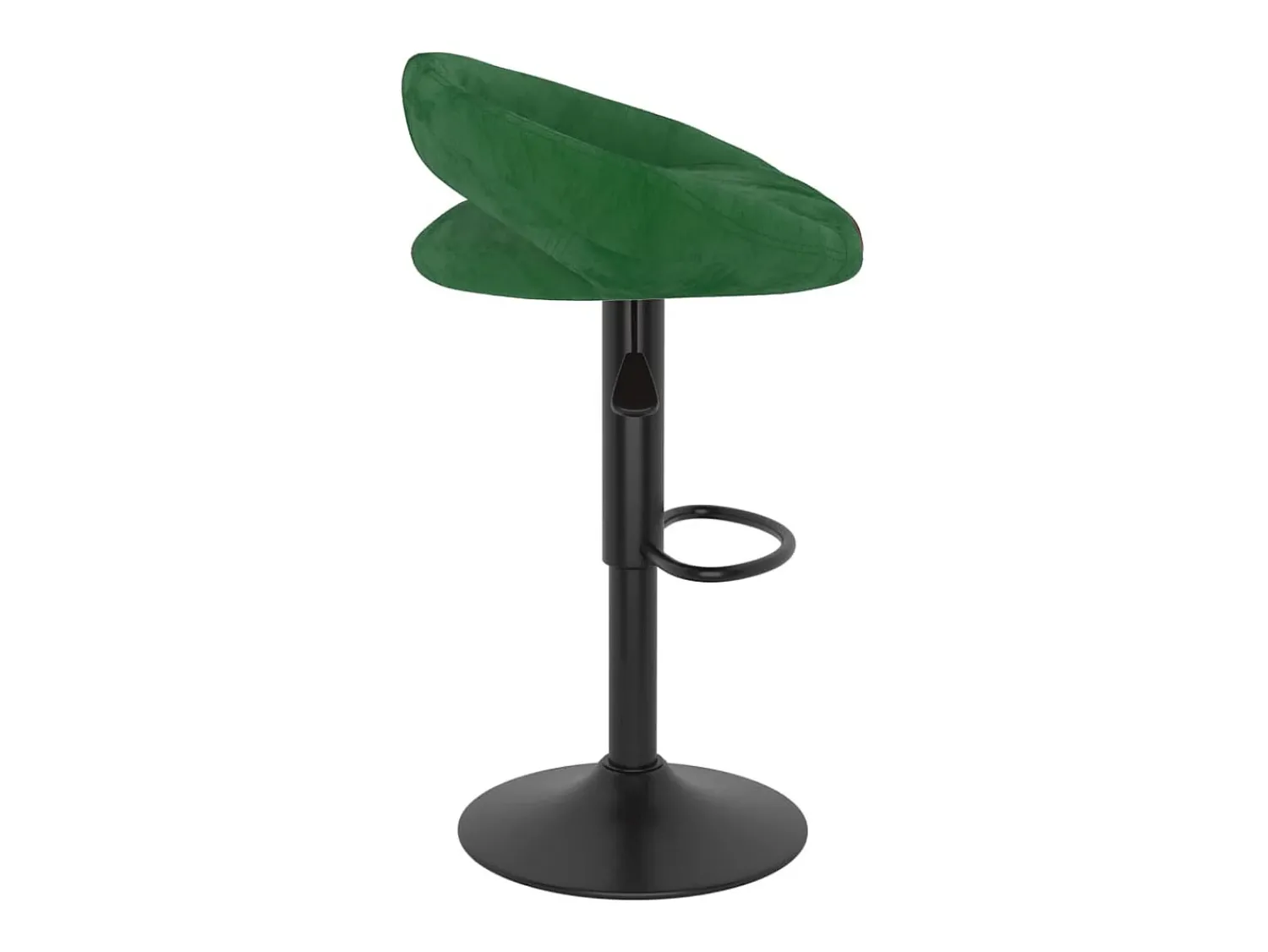 Banco|vidaxl Bancos de bar 2 pcs veludo -escuro Verde