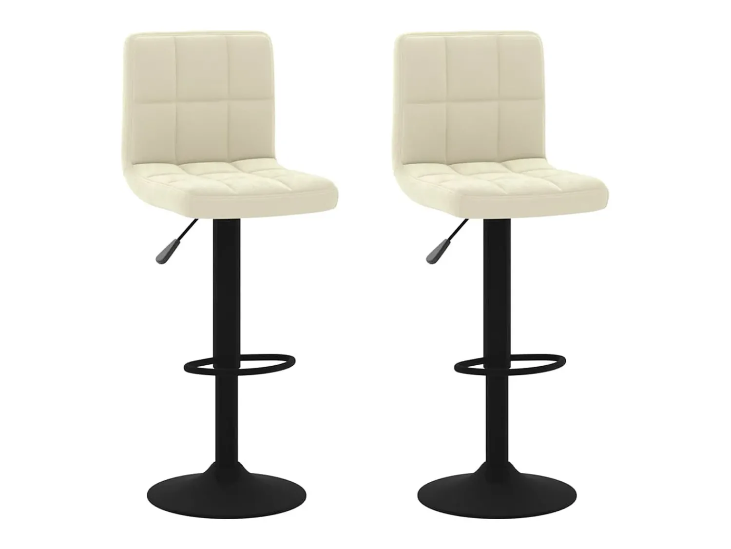 Sale Bancos de bar 2 pcs veludo PT967731 Creme