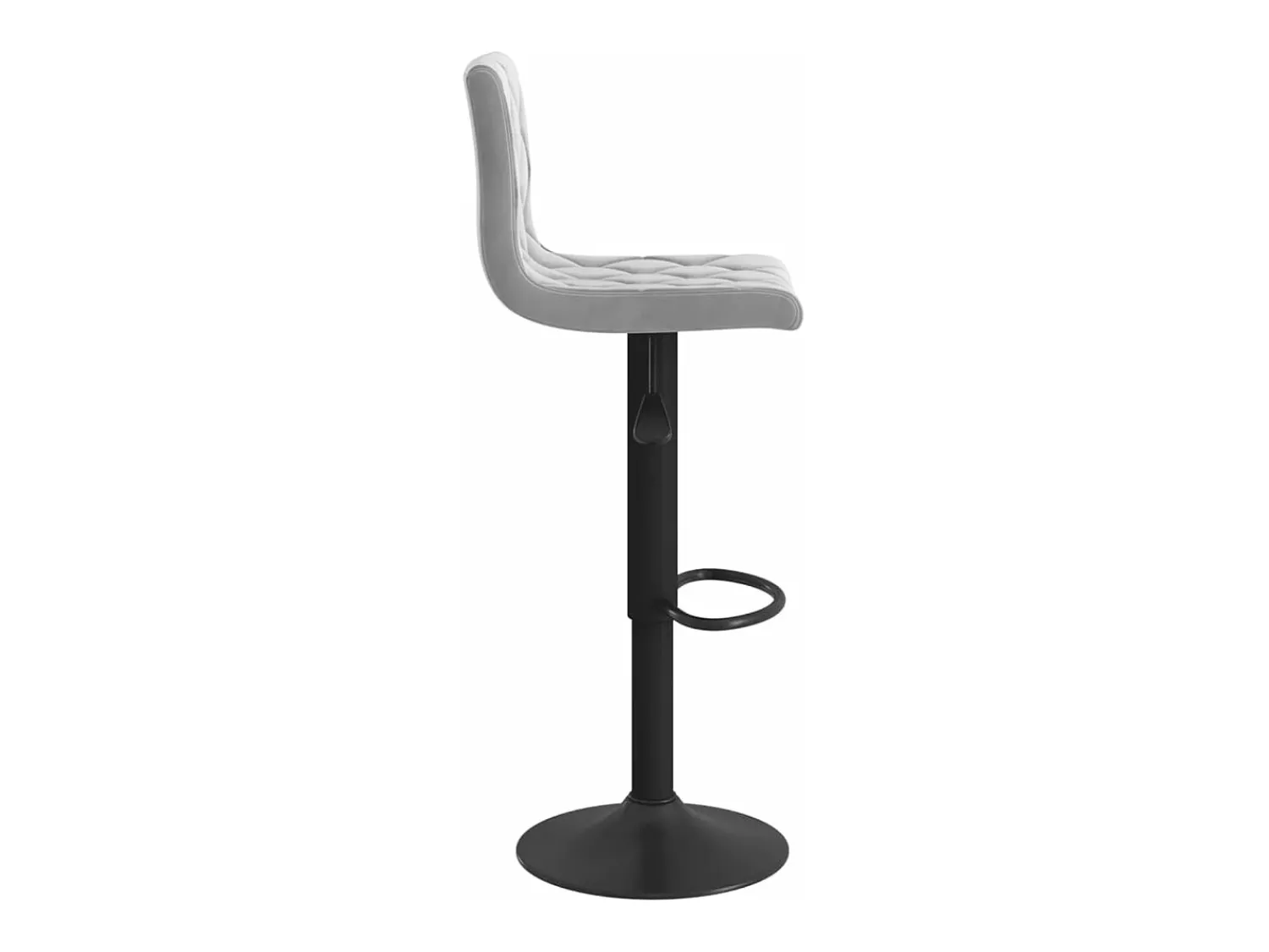Bancos de bar 2 pcs veludo -claro PT188659^ Banco