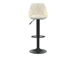 Banco|vidaxl Bancos de bar 2 pcs veludo Creme
