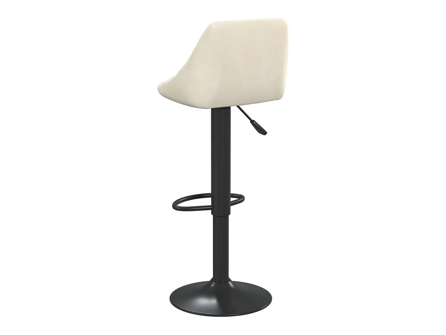 Banco|vidaxl Bancos de bar 2 pcs veludo Creme