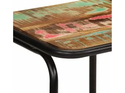 Sale vidaxl Bancos de bar 2 pcs 46x35,5x70 cm Madeira Maciça Recuperada Natural claro