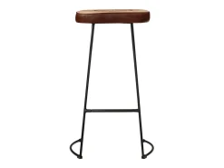 Banco| Bancos de bar 2 pcs 44x37,5x78 cm -escuro PT147512 Castanho