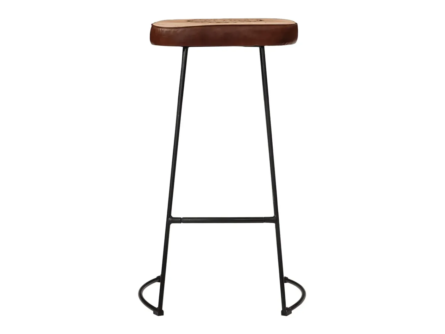 Banco| Bancos de bar 2 pcs 44x37,5x78 cm -escuro PT147512 Castanho
