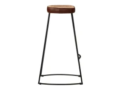 Banco| Bancos de bar 2 pcs 44x37,5x78 cm -escuro PT147512 Castanho